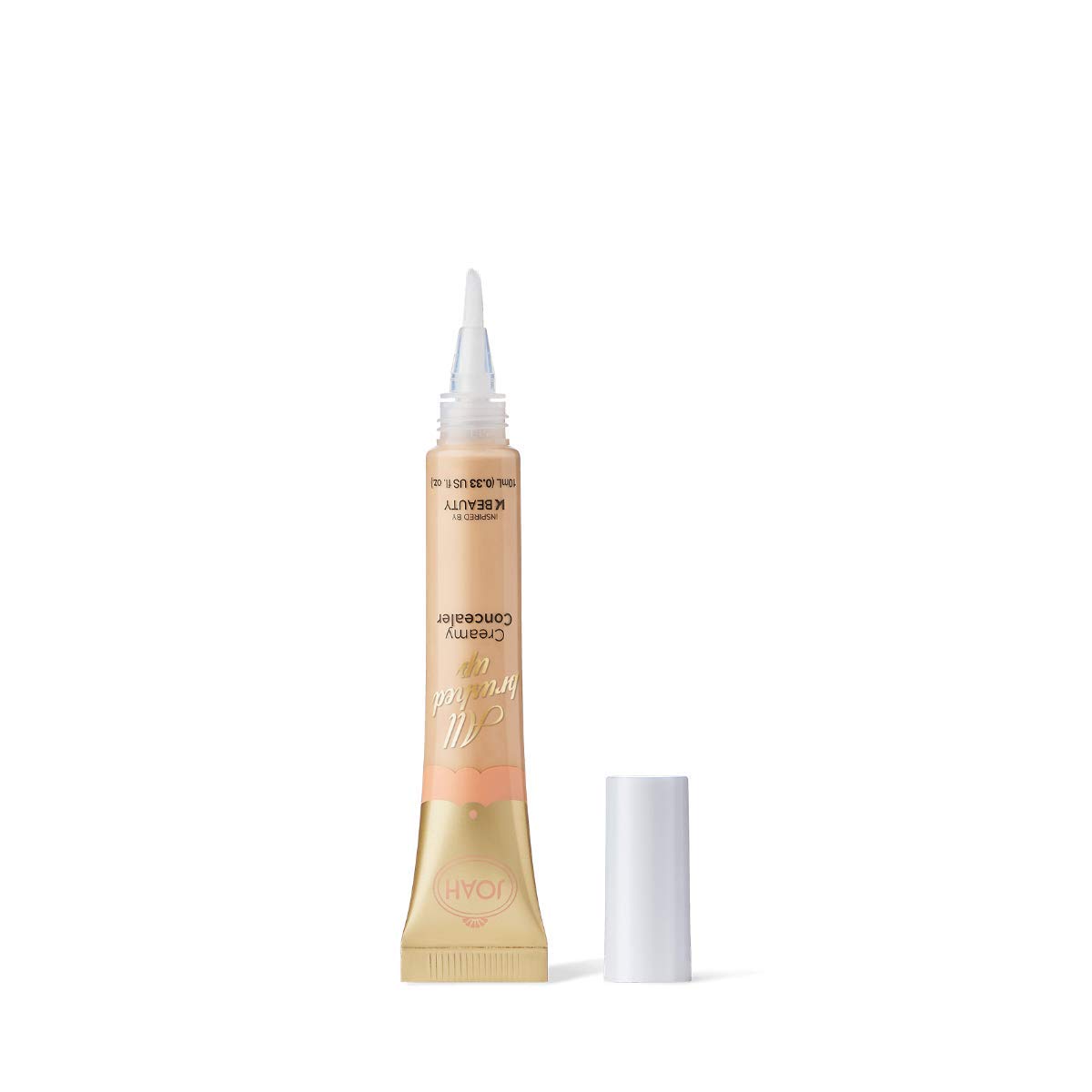 JOAH All Brushed Up! Radiant Concealer - Fair Skin Tone, Full Coverage Liquid Concealer for Dark Circles & Blemishes | Cruelty-Free, Vegan Makeup for Flawless Under Eyes & Face | Perfect for Daily Wear, Special Occasions & Photo Shoots
