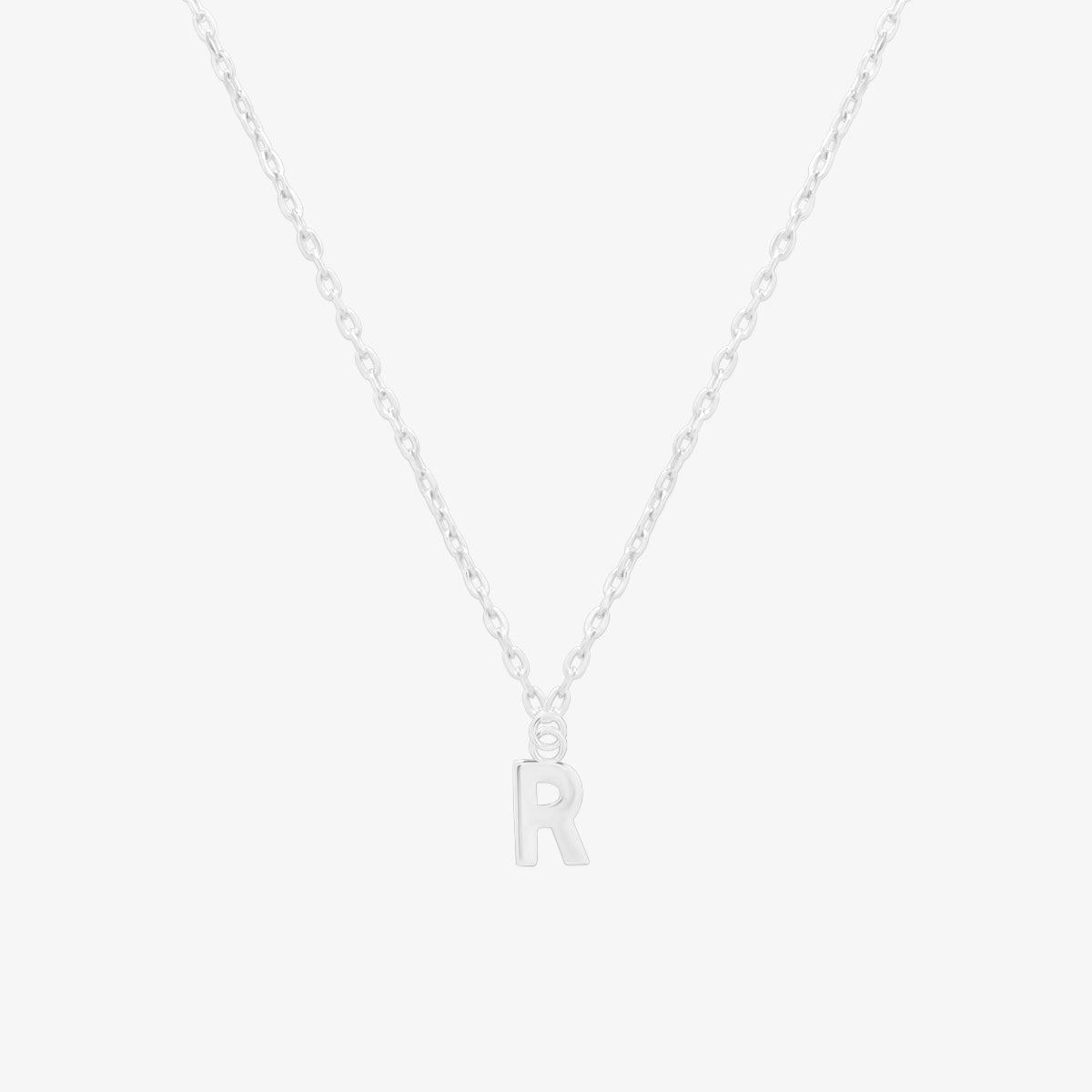 Classic Initial Pendant Necklace - Personalized A-Z Letter Jewelry for Women - Perfect Gift for Birthday, Anniversary & Valentine's Day