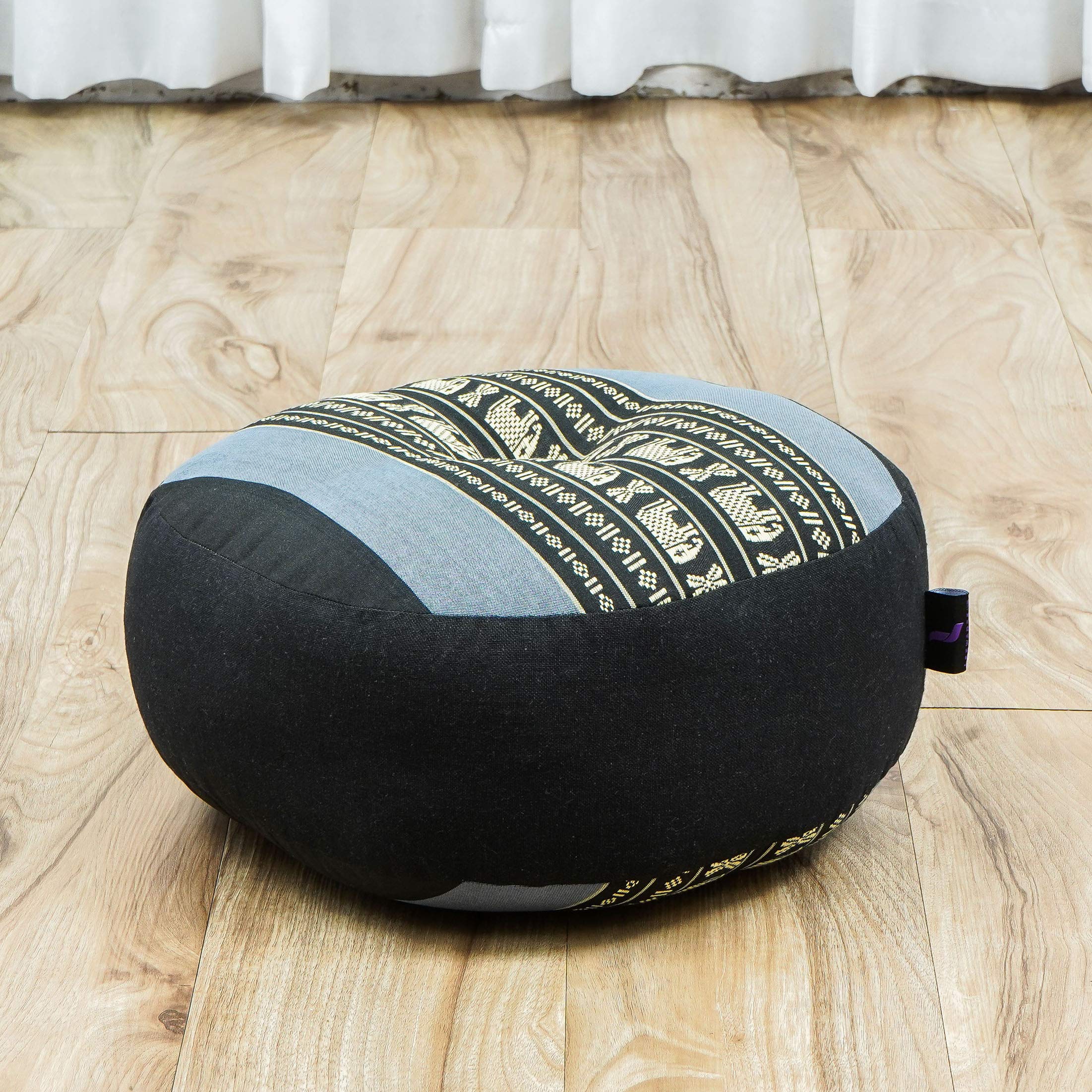 Premium Meditation Cushion Set - Zafu Yoga Pillow & Zabuton Mat with Natural Kapok Filling for Comfortable Seated Meditation, Yoga & Mindfulness Practice at Home or Studio