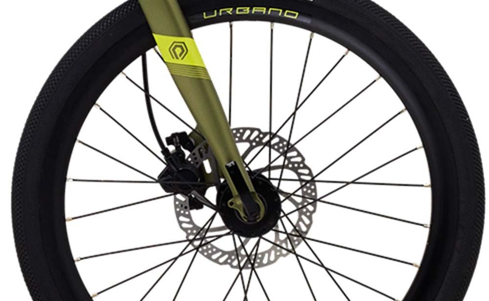 Polygon Urbano 5 Folding Bike - Lightweight Compact Commuter Bicycle for Adults - Perfect for Urban Travel, Camping & Public Transport
