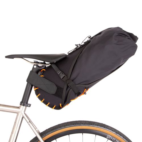 Restrap 14L Waterproof Bike Saddle Bag - Durable Cycling Bicycle Seat Pack for Commuting, Touring & Adventure Rides - Perfect for Road, Mountain & Gravel Bikes