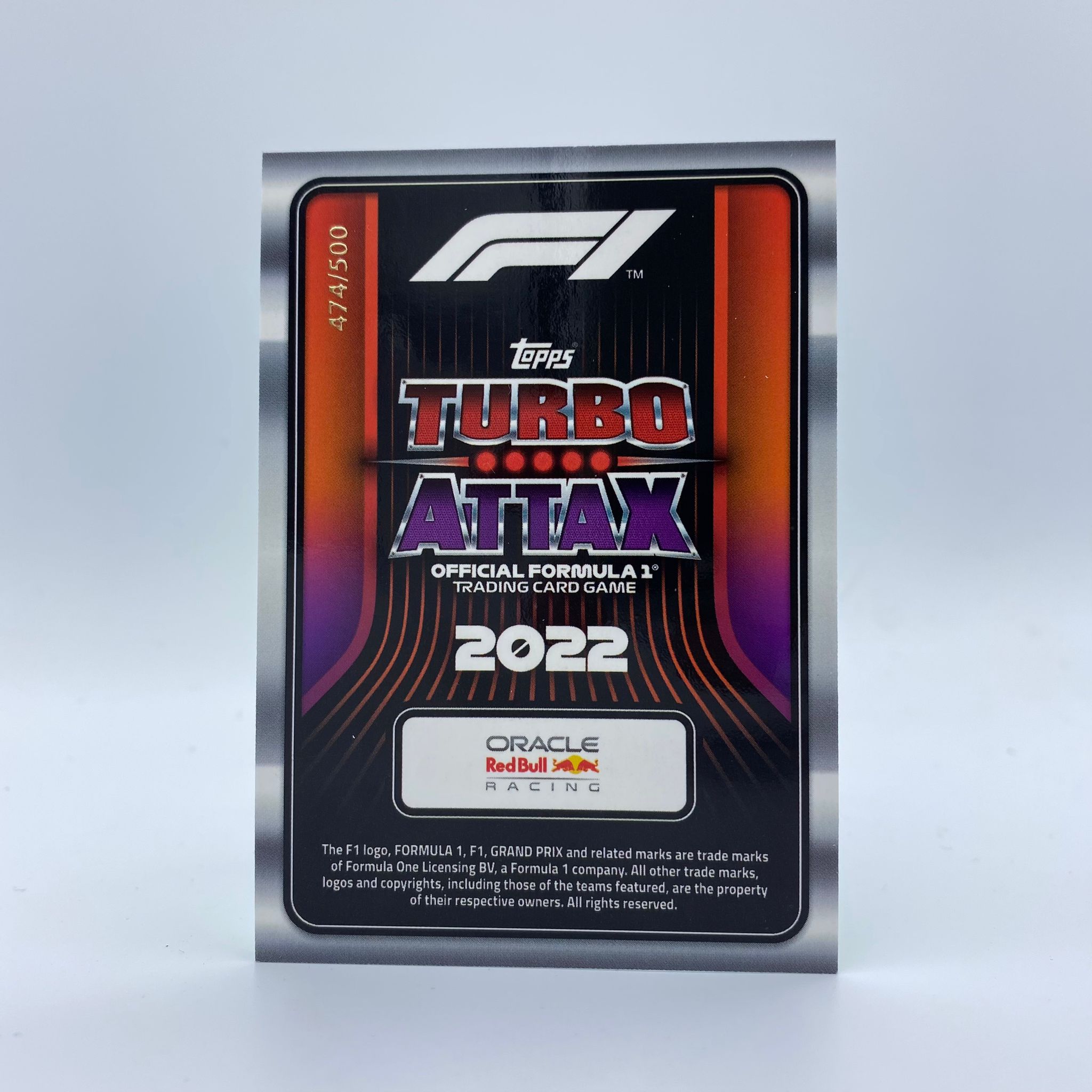 Max Verstappen #296 F1 World Champion 2021 Turbo Attax 2022 Trading Card - Collectible Sports Memorabilia for Formula 1 Fans & Card Collectors