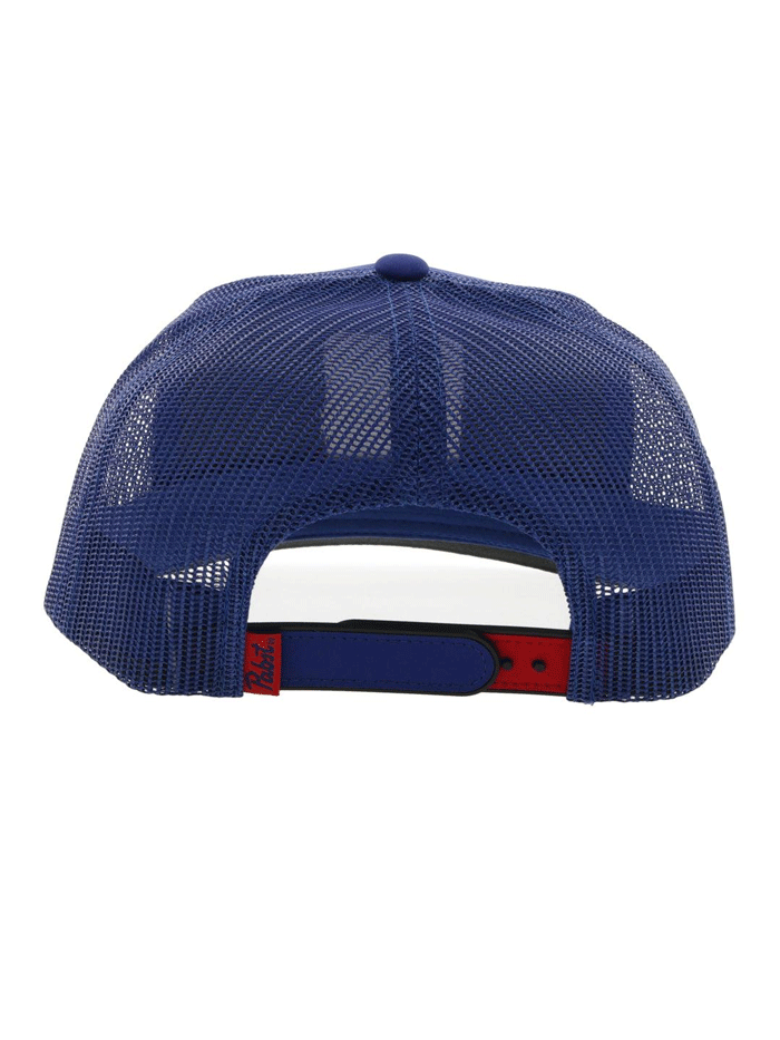 Hooey 2274T BL PABST BLUE RIBBON High Profile Snapback Hat - Blue Adjustable Baseball Cap for Men & Women - Perfect for Sports, Casual Wear & Outdoor Activities