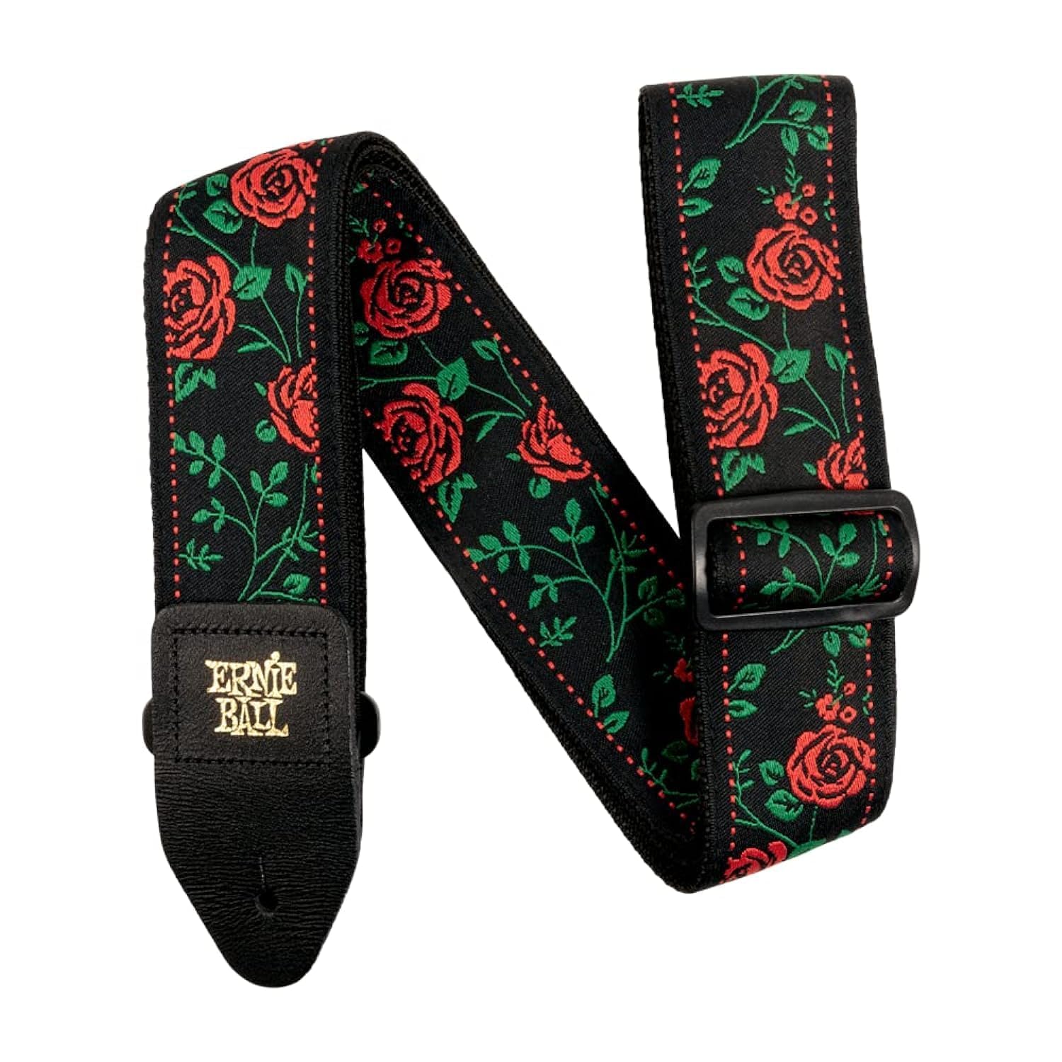 Ernie Ball Jacquard Guitar Strap - Spanish Rose Design (P05318) | Comfortable & Durable Guitar Accessory for Electric & Acoustic Guitars | Perfect for Live Performances & Studio Sessions