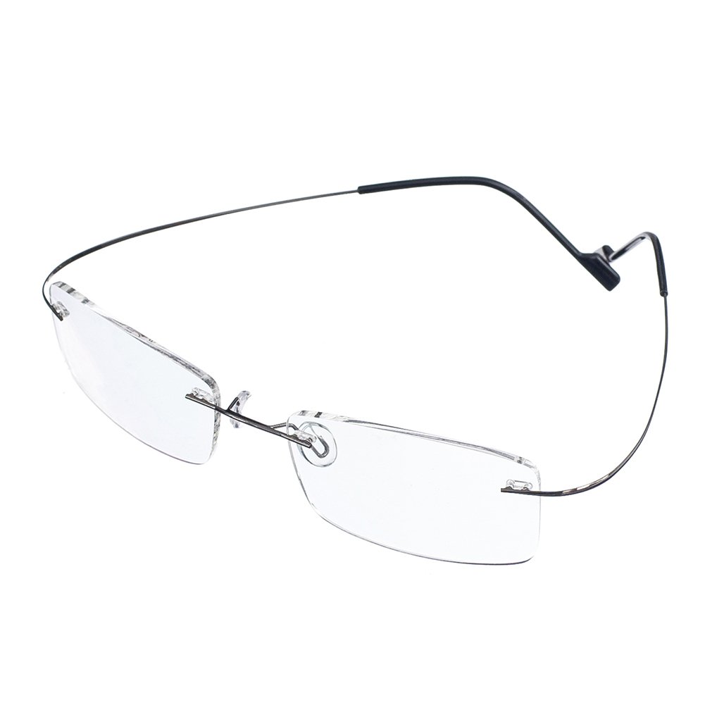 Frameless Myopia Glasses -3.50 Strength for Men & Women | Fashion Eyewear for Daily Use
