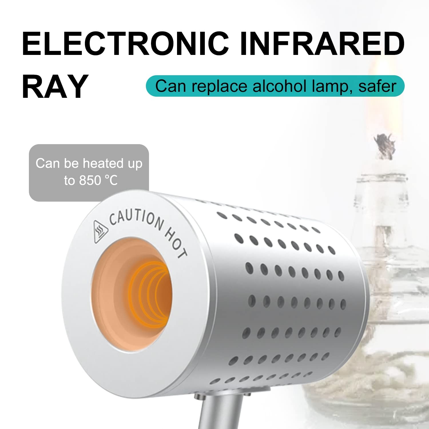 JOANLAB DS-900S Laboratory Infrared Sterilizer for Inoculating Loop & Vaccination Ring - 110V Lab Equipment for Microbiology, Bacterial Culture & Sterilization - Perfect for Research Labs, Hospitals & Educational Institutions