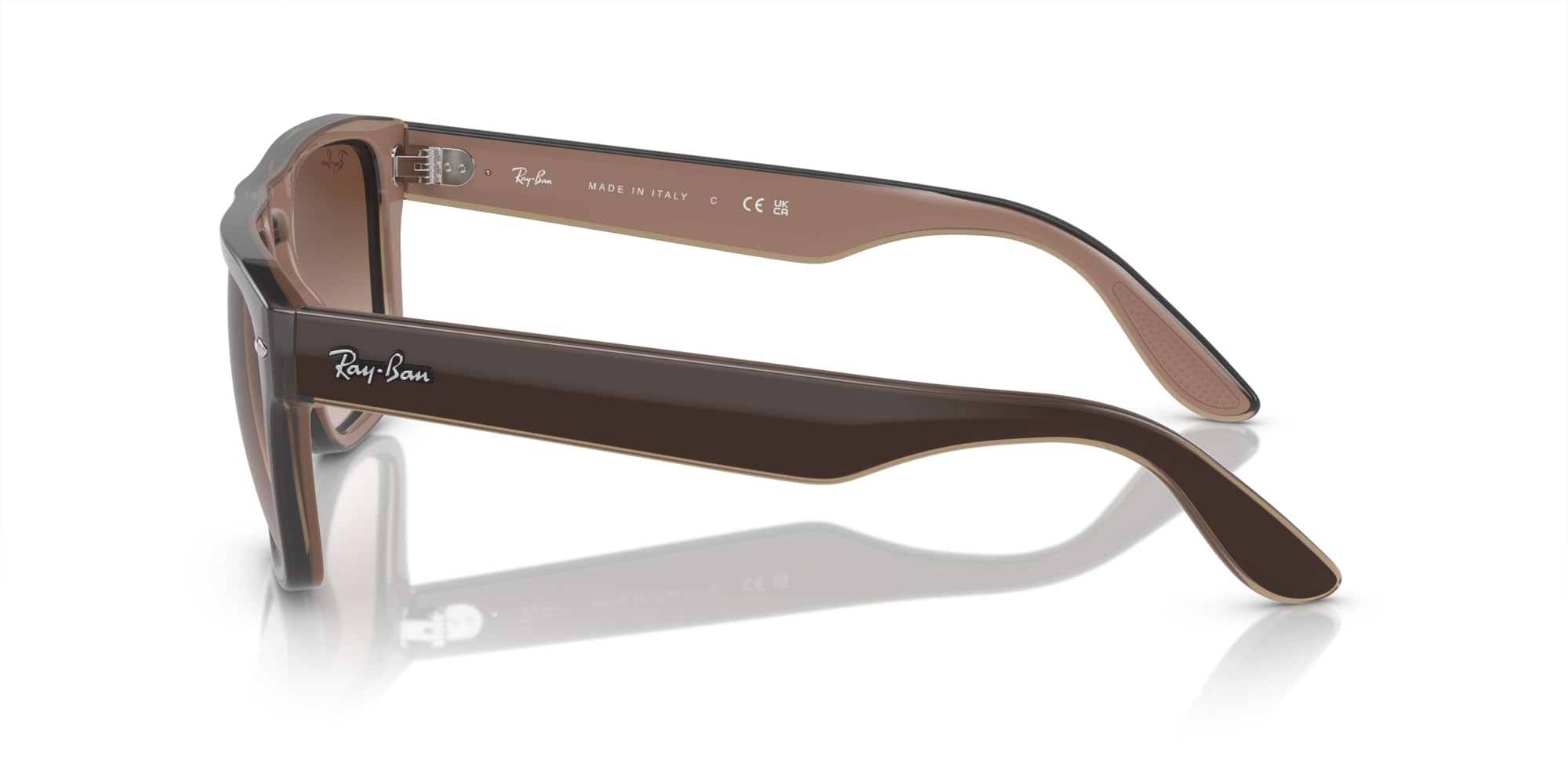 Ray-Ban RB4407 Square Sunglasses for Men & Women - Classic UV Protection Polarized Lenses - Perfect for Driving, Beach & Outdoor Activities