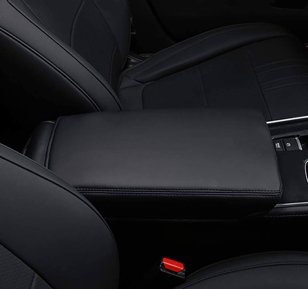 Beerte Universal Car Armrest Cover for Honda Accord 2018-2022 - Premium Black Center Console Protector | Comfort Upgrade & Interior Protection for Daily Commuting & Long Road Trips