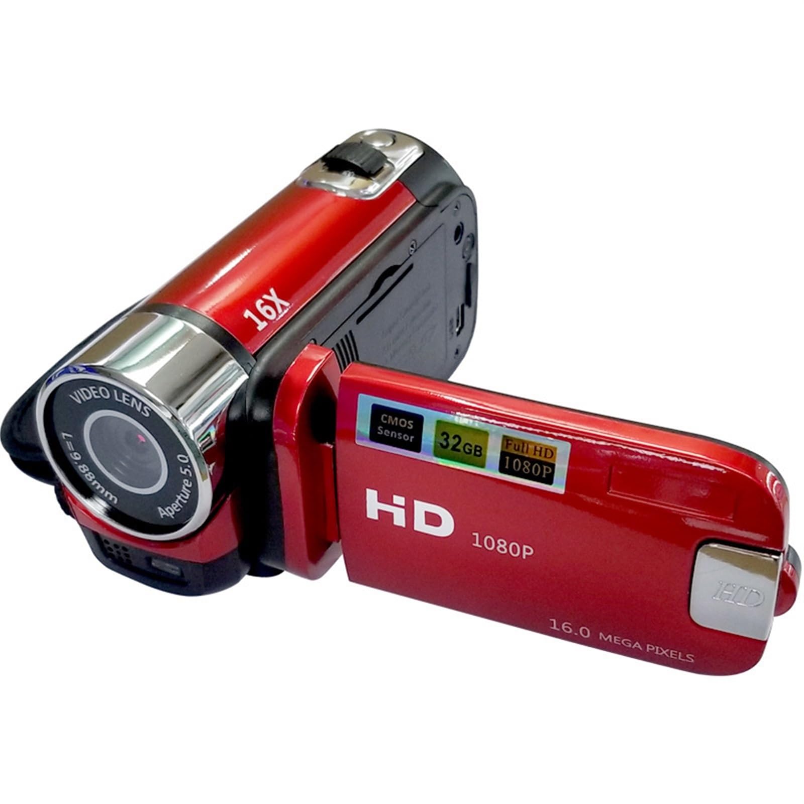 MZZYG 16MP HD Digital Video Camera Camcorder - 1080p Full HD, 2.7