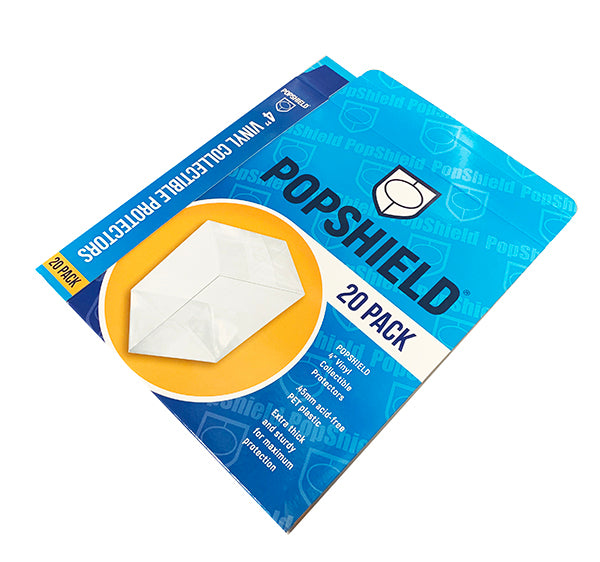 PopShield 20 Count Retail Box - Empty Storage Box for Collectible Protectors | Perfect for Card Game Enthusiasts & Collectors Organization