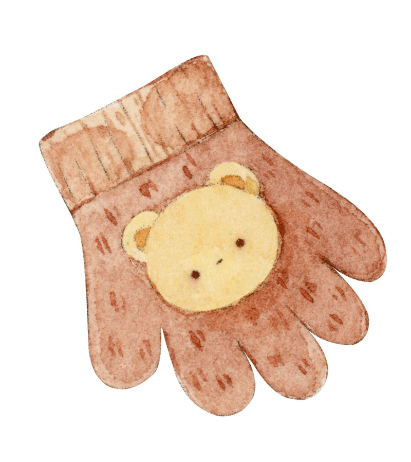 Soft & Warm Teddy Bear Alpaca Gloves for Women & Men - Cozy Winter Knit Gloves with Cute Bear Design - Perfect for Cold Weather, Outdoor Activities & Gifts