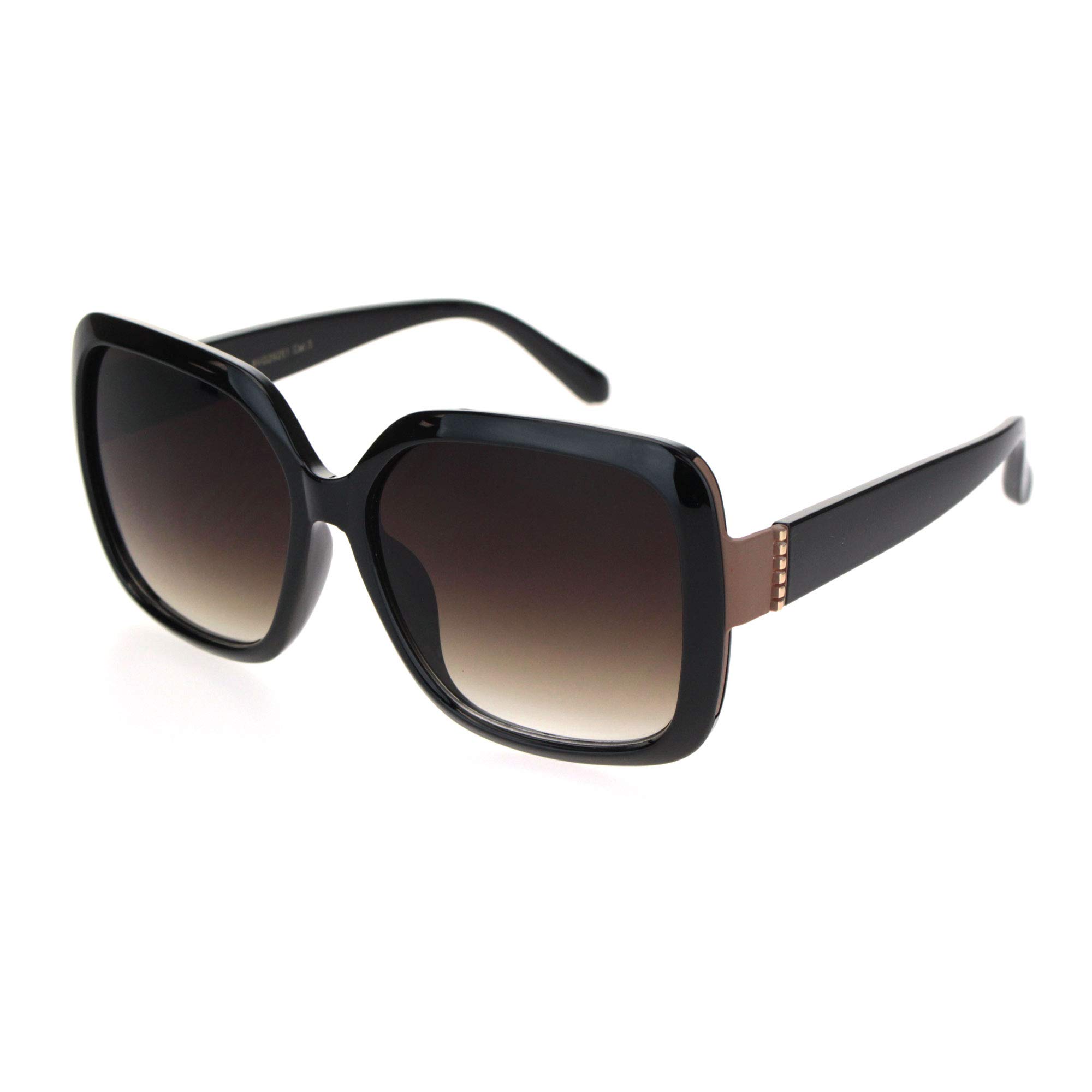 Stylish Women's Square Butterfly Sunglasses - Trendy Plastic Frame UV Protection for Outdoor, Beach & Summer Fashion