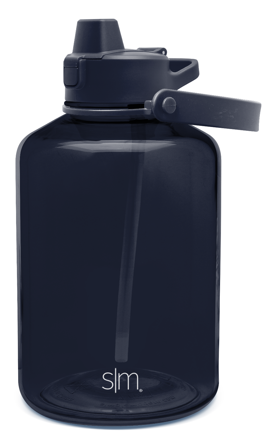 Eco-Friendly Plastic Summit Cup with Simple Flip Silicone Straw Lid - Perfect for Travel, Office & Outdoor Activities