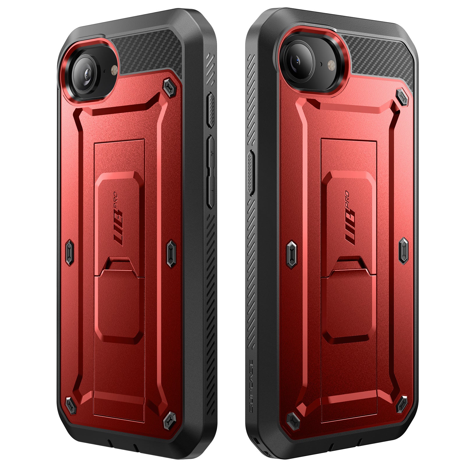 iPhone 16e Unicorn Beetle Pro Rugged Case - Shockproof & Drop Protection - Metallic Red - Perfect for Outdoor Adventures & Extreme Sports