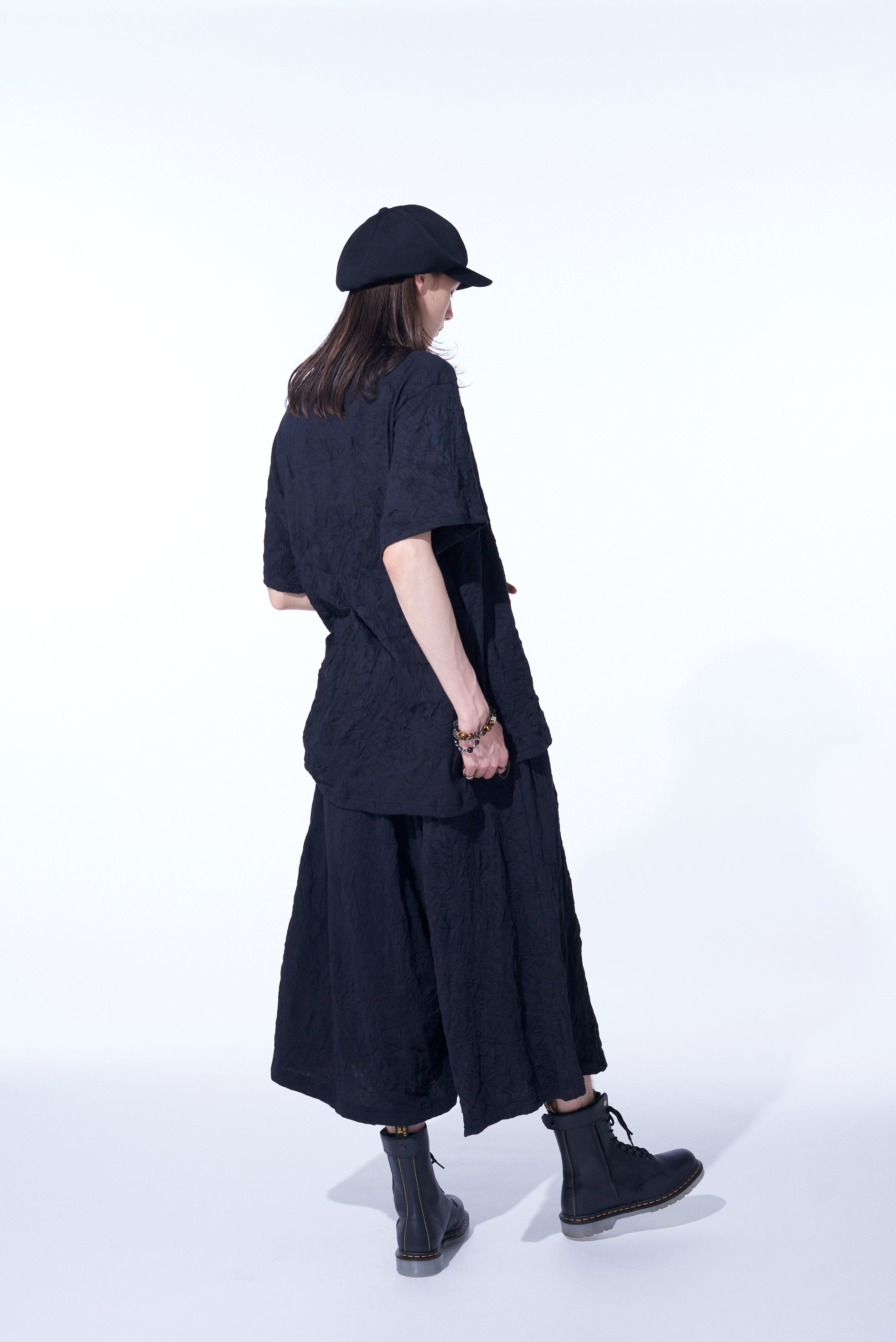 Women's Cotton Jersey Culotte Pants with Catch Washer Finish - Comfortable High Waist Wide Leg Lounge Pants for Casual Wear, Yoga & Travel