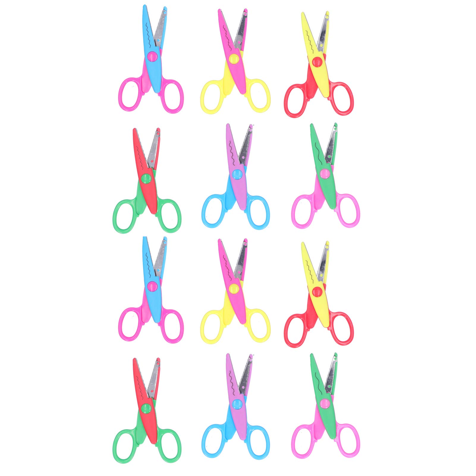 Decorative Paper Edge Scissors for Kids - Multi-Functional Craft Scissors for School, Office & Home - Perfect for Scrapbooking, Card Making & DIY Projects