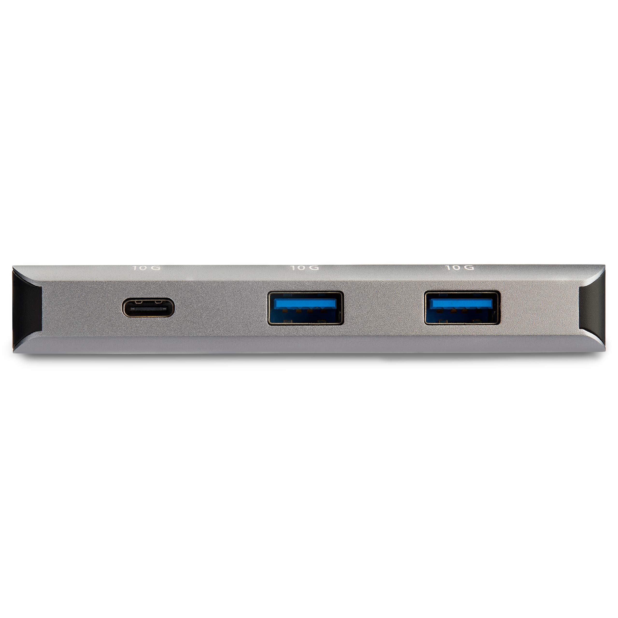 StarTech.com 3-Port USB C Hub with Gigabit Ethernet - 2x USB-A & 1x USB-C Ports - 10Gbps SuperSpeed USB 3.1/3.2 Gen 2 Adapter - Aluminum Design - Thunderbolt 3 Compatible (HB31C2A1CGB) - Perfect for MacBook Pro, Dell XPS & Office Workstations