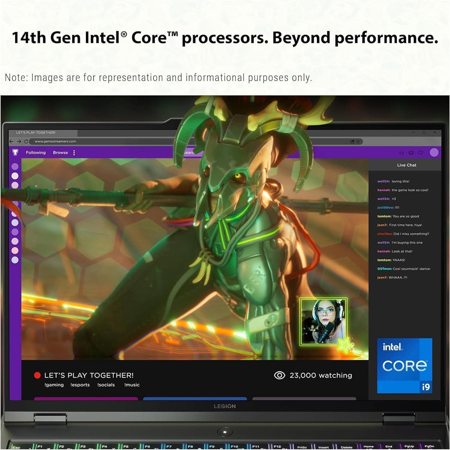 Lenovo Legion 5i Gaming Laptop - Intel Core i9-14900HX 24-Core (Up to 5.8GHz), 16