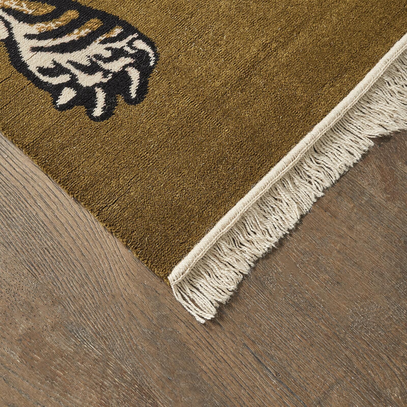 Premium SABER Rug in Khaki - Soft & Durable Area Rug for Living Room, Bedroom, or Office - Perfect for Home Decor & Cozy Spaces