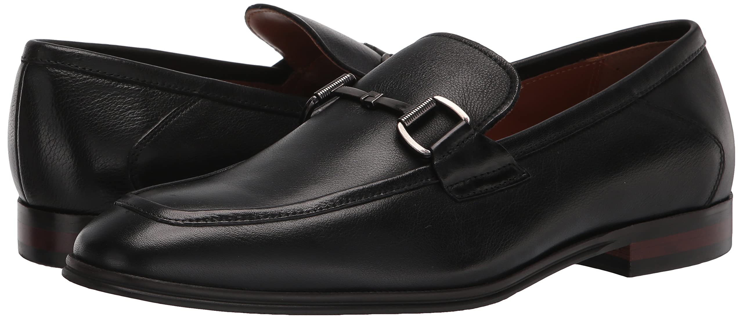 Steve Madden Men's Aahron Loafers - Comfortable Slip-On Dress Shoes for Business Casual & Office Wear | Premium Leather Driving Moccasins for Men