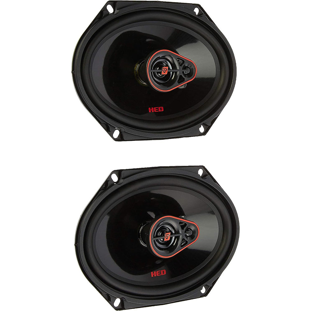 Cerwin Vega H7683 720W Max 120W RMS 6x8 HED Series 3-Way Coaxial Car Speakers - Premium Sound for Cars, Trucks & SUVs - Perfect for Upgrading Factory Audio System