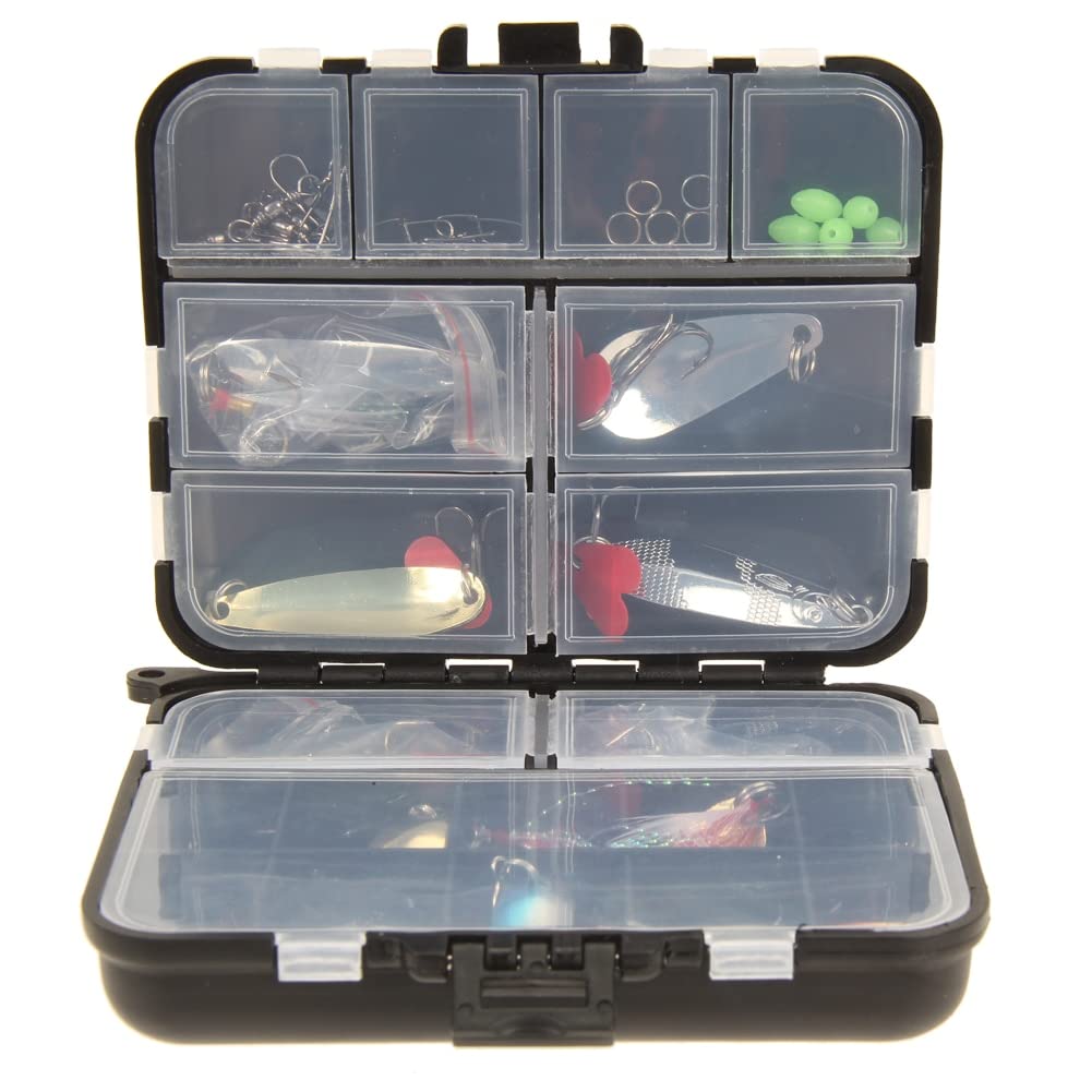 37pcs Metal Spoon Fishing Lure Kit with Hook Box - Durable Spinning Fishing Lures for Bass, Trout & Saltwater Fish - Perfect for Freshwater & Ocean Fishing Tackle Accessories (Color: 37pc Set)