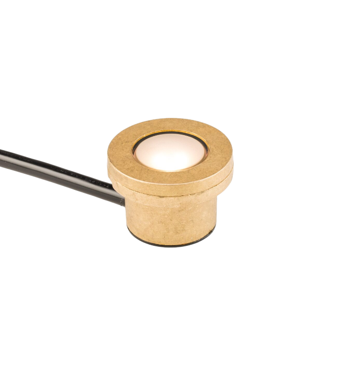 FX LPZD3LEDHZ30BS LP 3LED Underwater Light with ZD in Natural Brass - Perfect for Pool, Fountain & Landscape Lighting