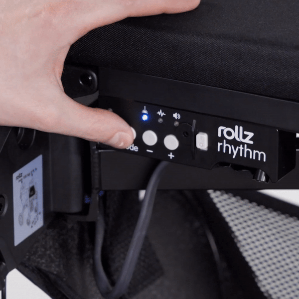 Rollz Motion Rhythm Rollator for Parkinson's - Lightweight Mobility Walker with Seat & Storage - Ideal for Seniors & Elderly Care at Home or Outdoors