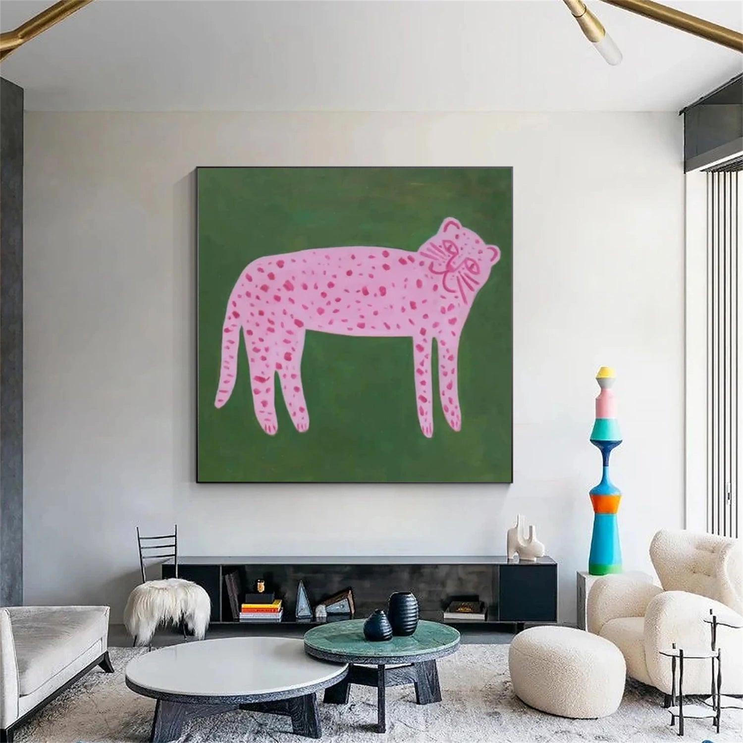 Animal Art Painting #AP112 - Handmade Canvas Wall Decor for Living Room, Bedroom & Office - Perfect Gift for Pet Lovers & Home Decor