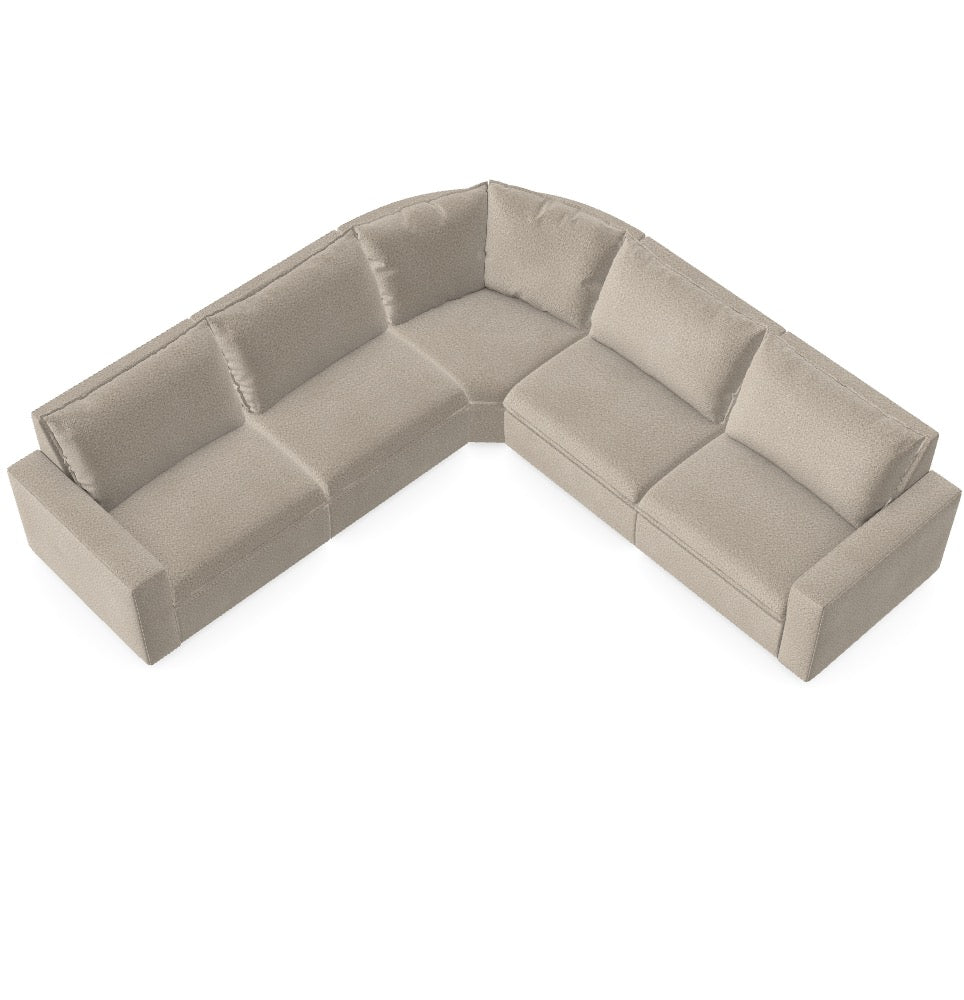 Love Story Modular Sectional Sofa - Custom Design Modern Living Room Furniture (Ref: M_HHDQB1) | Perfect for Small Spaces, Apartments & Cozy Home Decor