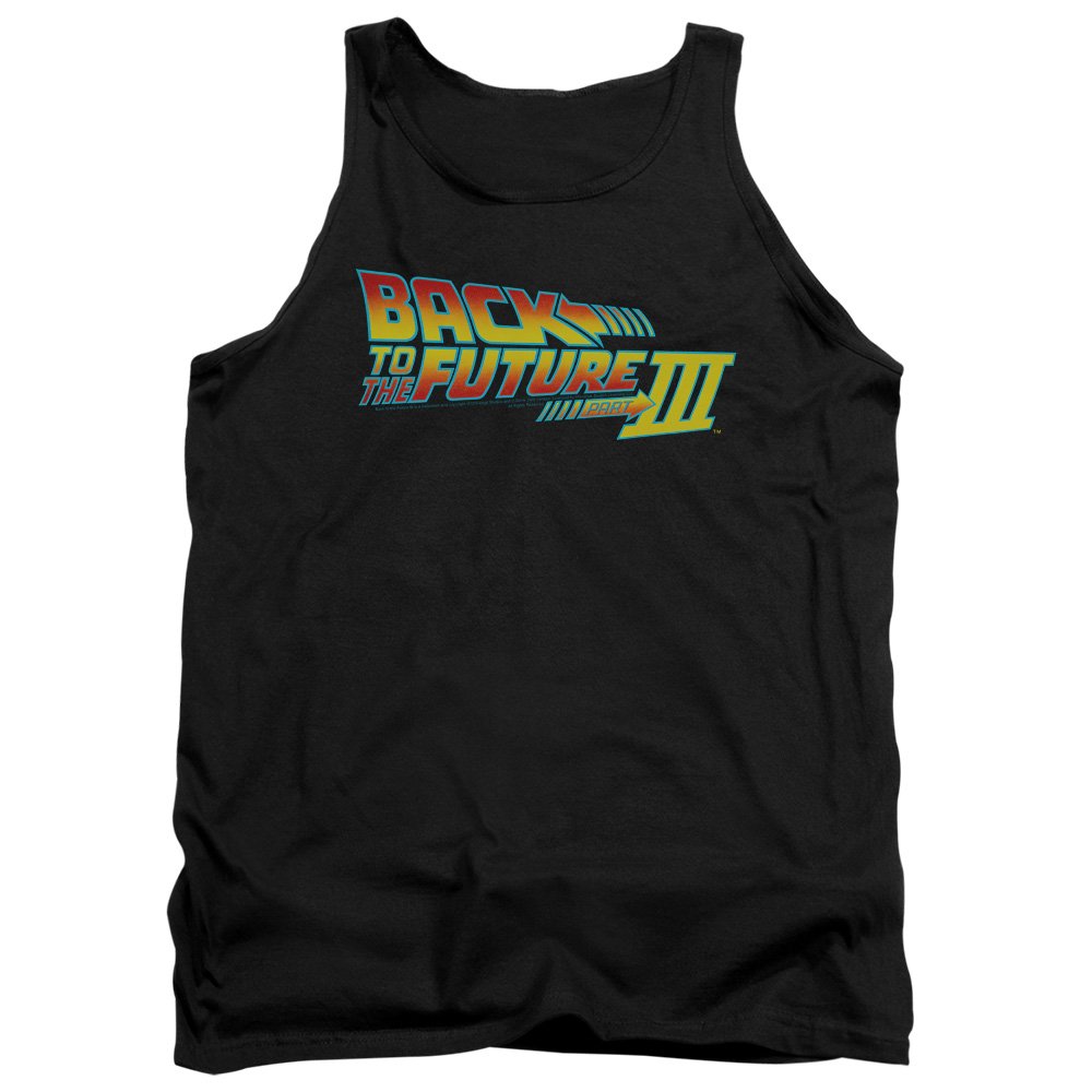 Back to The Future III Logo Unisex Tank Top for Men & Women - Casual Wear, Movie Fan Gift, Cosplay Costume