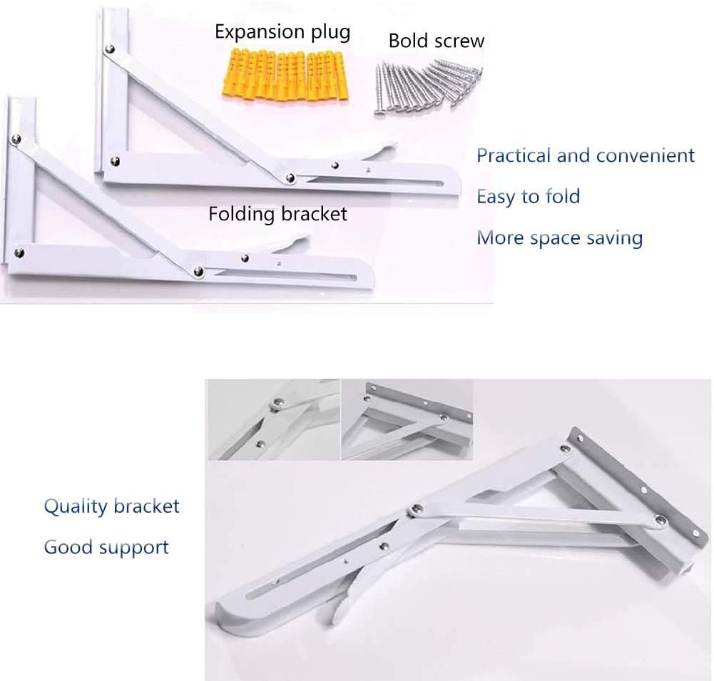 Space-Saving Wall-Mounted Drop-Leaf Table - Compact Floating Desk for Small Spaces, Home Office & Computer Workstation - Perfect for Apartments, Dorms & Tiny Homes