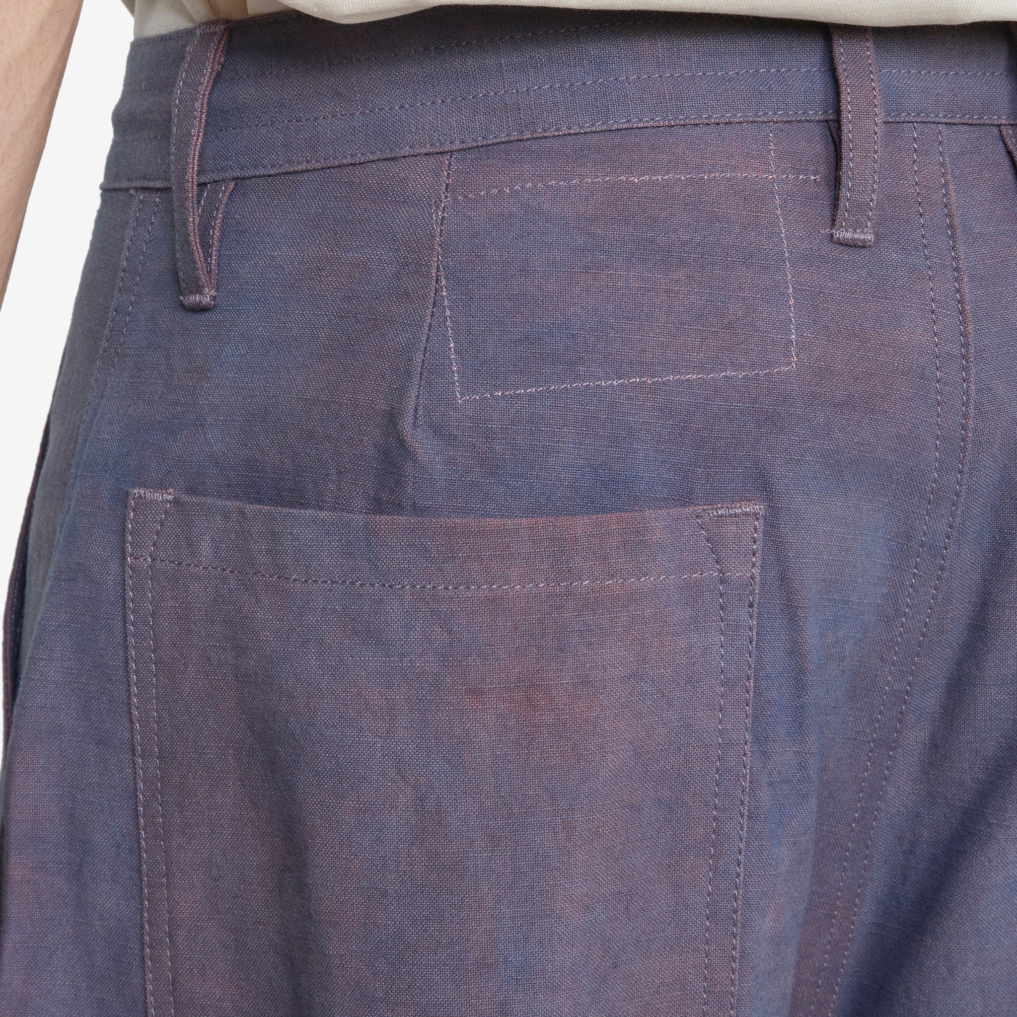 Stylish Purple Slub Document Pants for Women - Comfortable Office Workwear & Casual Wear