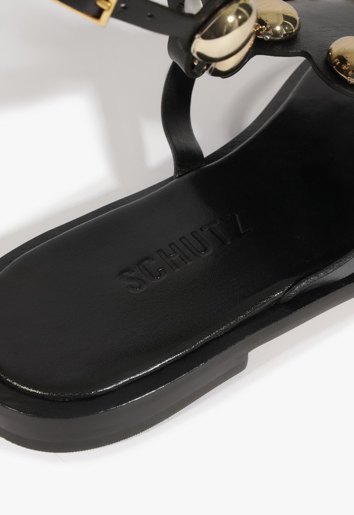 Mist Black Leather Flat Sandals for Women - Comfortable Summer Casual Shoes for Walking, Beach, and Vacation Outfits