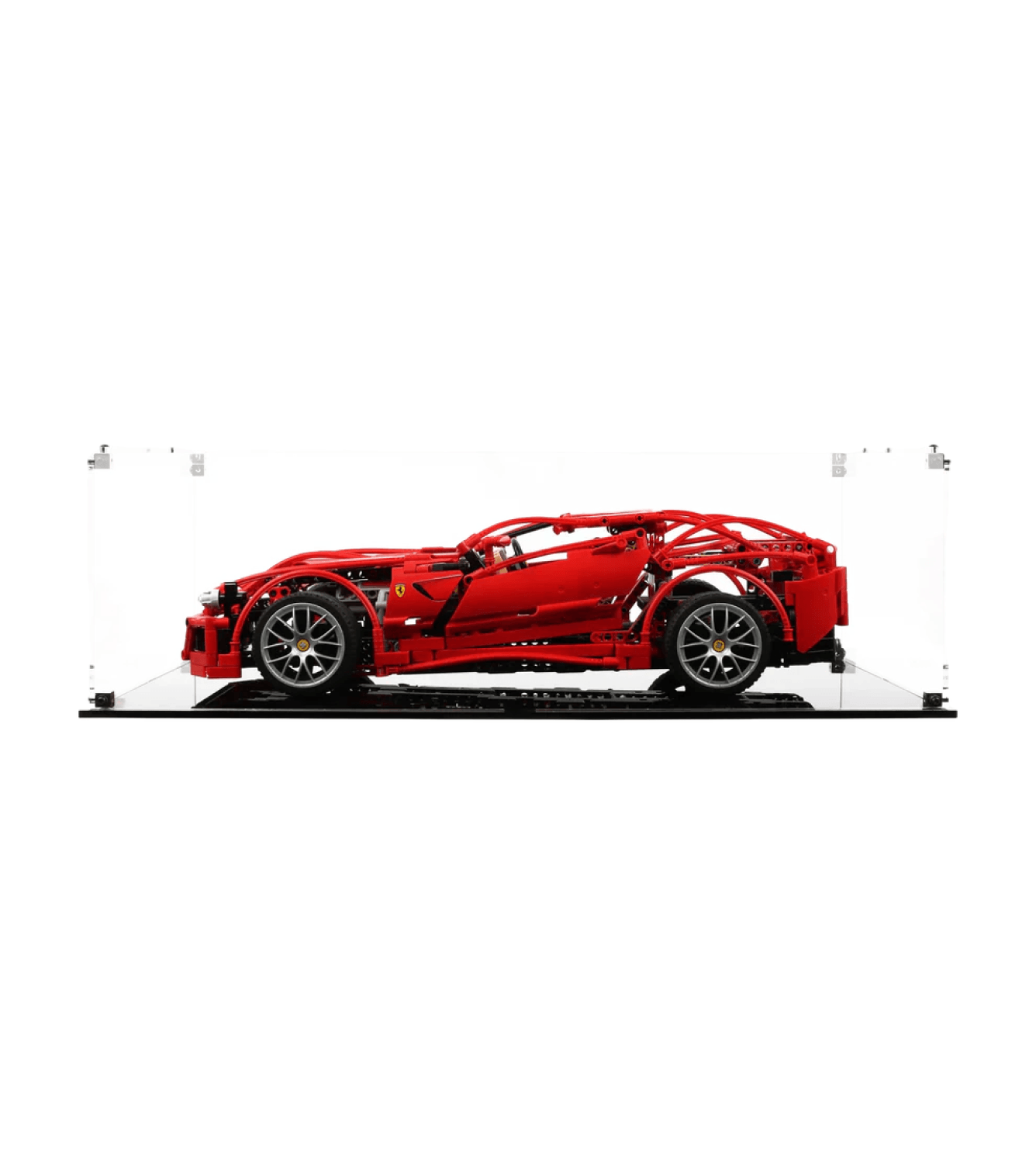 LEGO Ferrari 599 GTB Fiorano 8145 Display Case - Premium Acrylic Showcase for Car Model Collection - Perfect for Home Office Decor & Gift for LEGO Enthusiasts