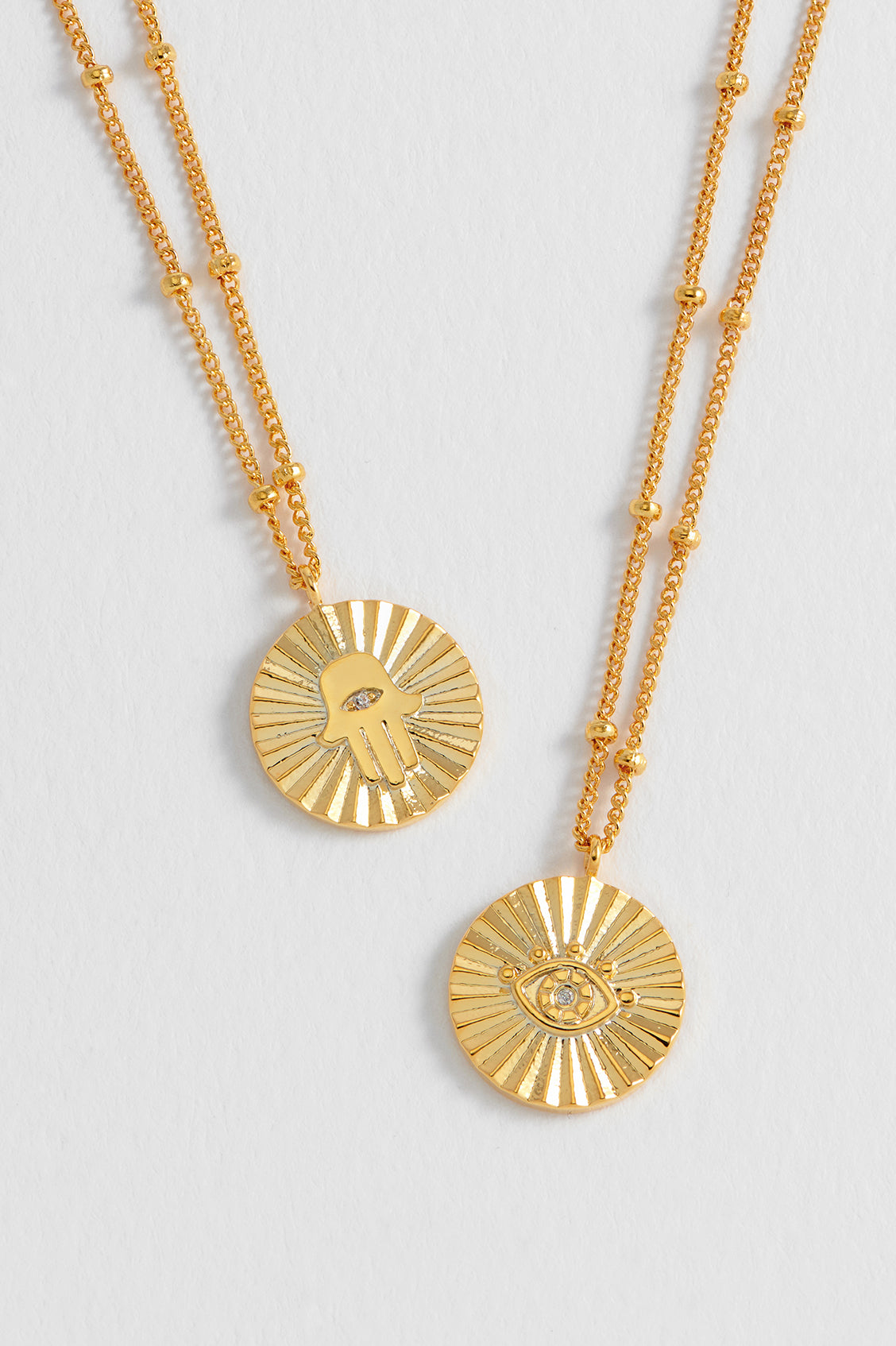Boho Hamsa Hand Coin Necklace for Women - Spiritual Protection Jewelry - Perfect for Yoga, Meditation & Festival Outfits
