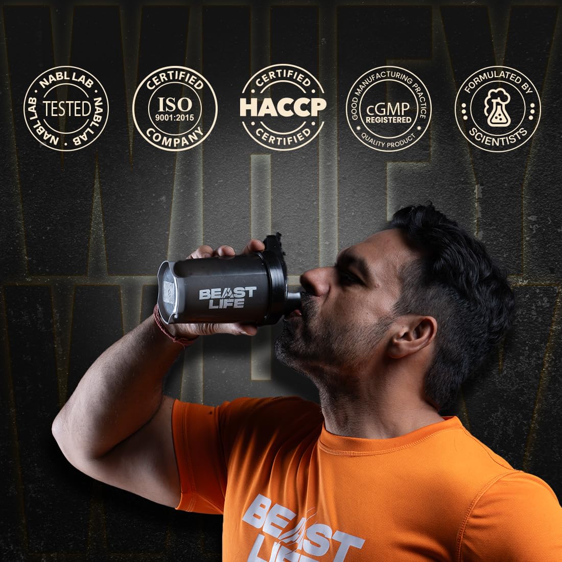 BeastLife Whey Protein Powder - Rich Chocolate Flavor 924g | 24G Protein & 5.3G BCAA | Ultrasorb Tech for High Absorption | Muscle Building & Recovery for Men & Women | Perfect for Post-Workout, Gym Training & Fitness Nutrition