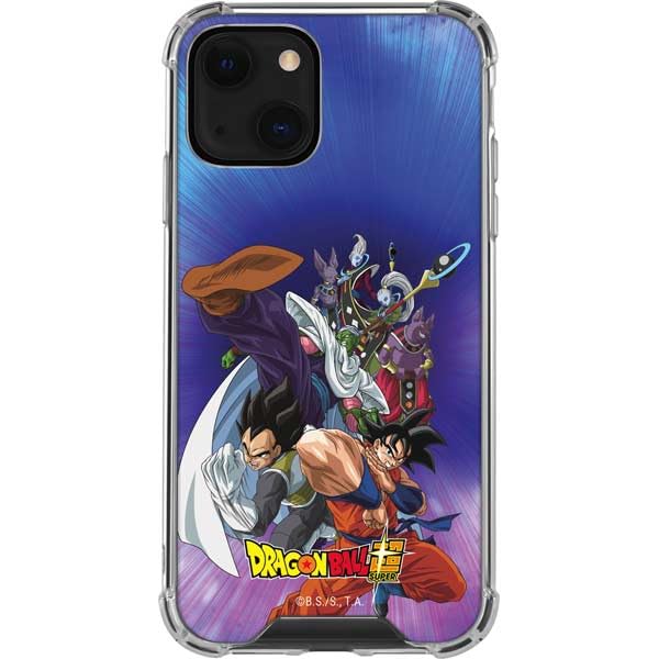Official Dragon Ball Super Clear Phone Case for iPhone 13 - Slim Protective Cover with Anime Goku Design | Perfect for Fans, Daily Use & Gift Giving