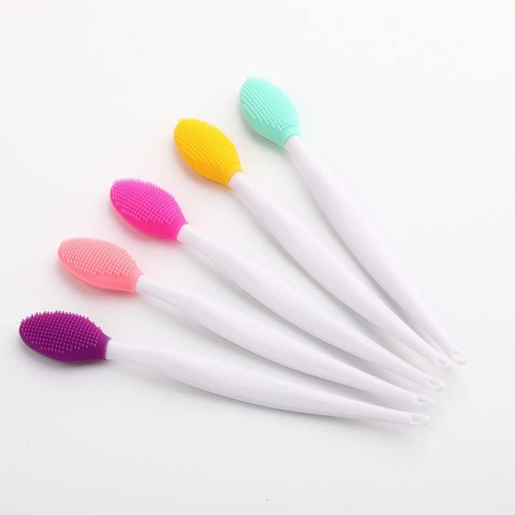 Giffy® Beauty Skincare - Silicone Face & Lip Exfoliator, Blackhead Remover & Nose Cleaner, Blemish Scrub Massager Brush (Medium, 2-Pack) - Perfect for Daily Skincare Routine & Spa Treatment at Home