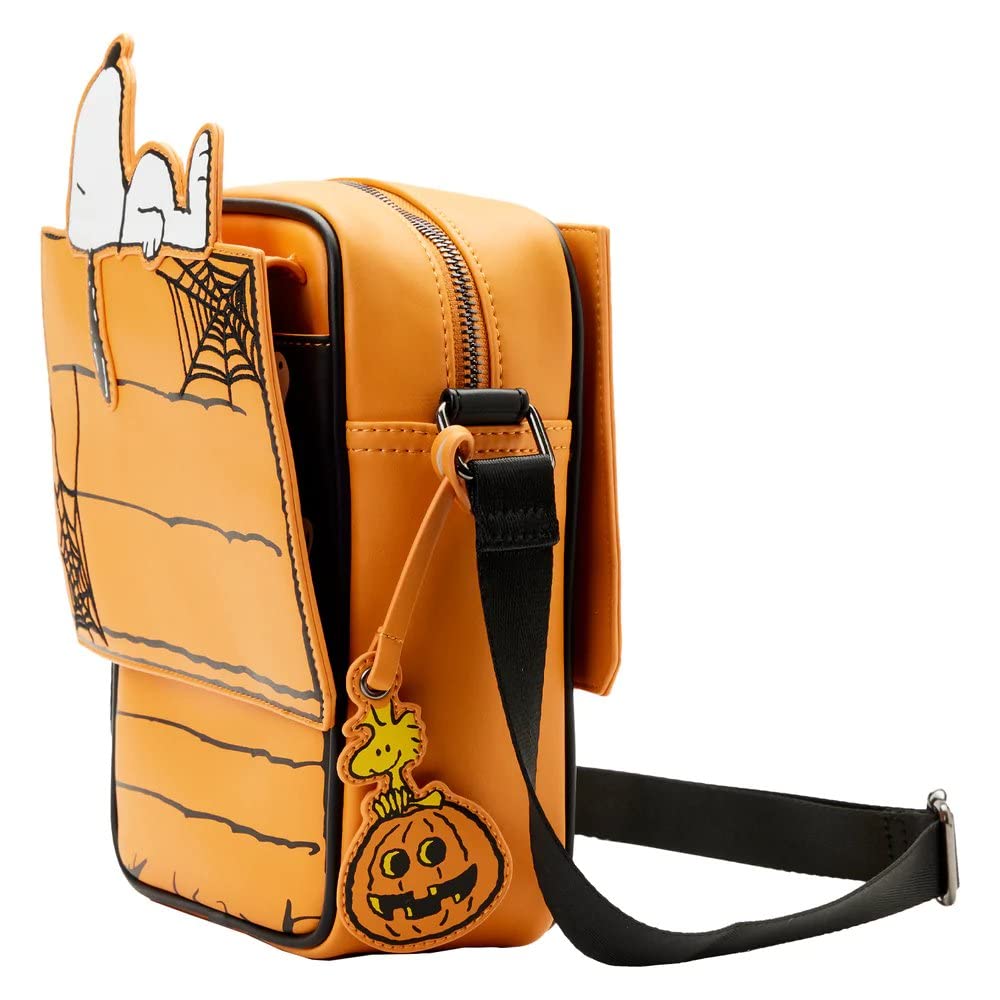 Peanuts The Great Pumpkin Snoopy Doghouse Crossbody Purse for Women | Cute Cartoon Shoulder Bag for Halloween, Cosplay & Daily Use