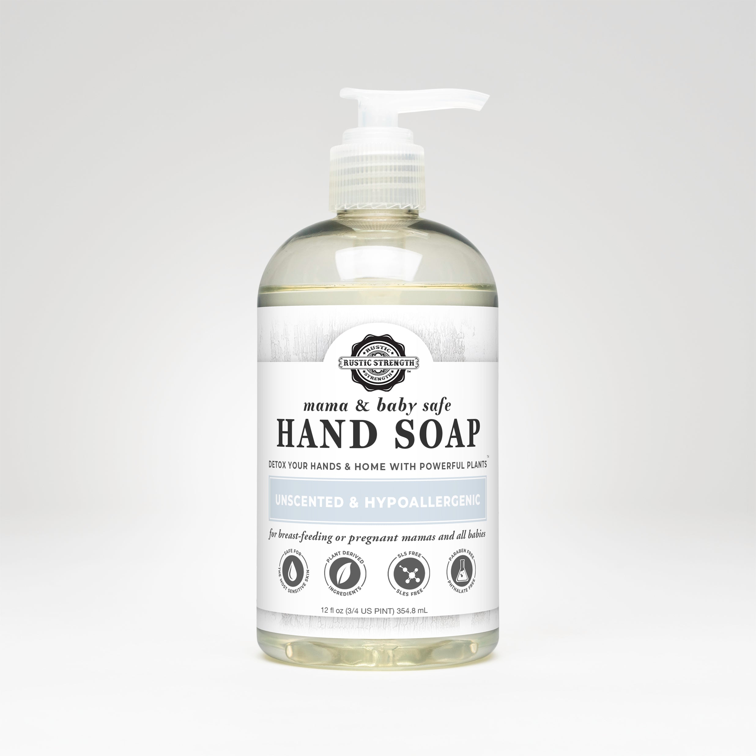Natural Hand Soap for Sensitive Skin - Gentle & Safe for Moms & Babies | Perfect for Nursery, Kitchen & Bathroom Use
