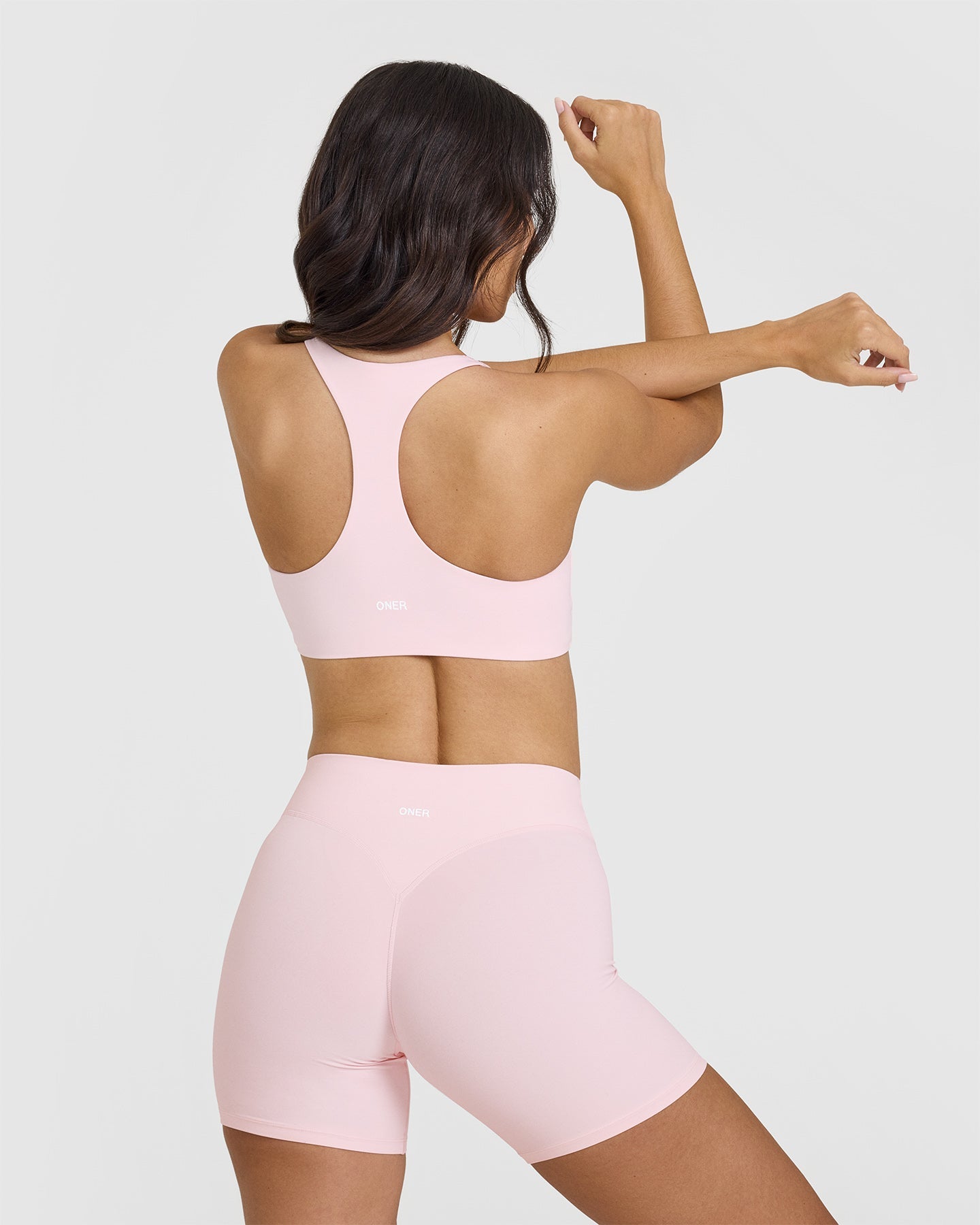 SoftMotion™ Sports Bra for Women - Breathable High Support Workout Bra in Ballet Pink | Yoga, Running, Gym & Activewear