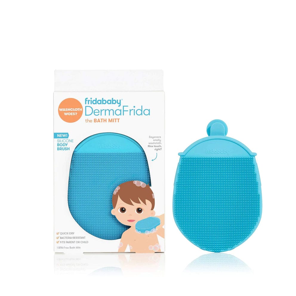 Fridababy Dermafrida Bath Mitt - Gentle Baby Washcloth for Sensitive Skin | Newborn & Toddler Bath Time Essential | Perfect for Soothing Eczema & Dry Skin Care
