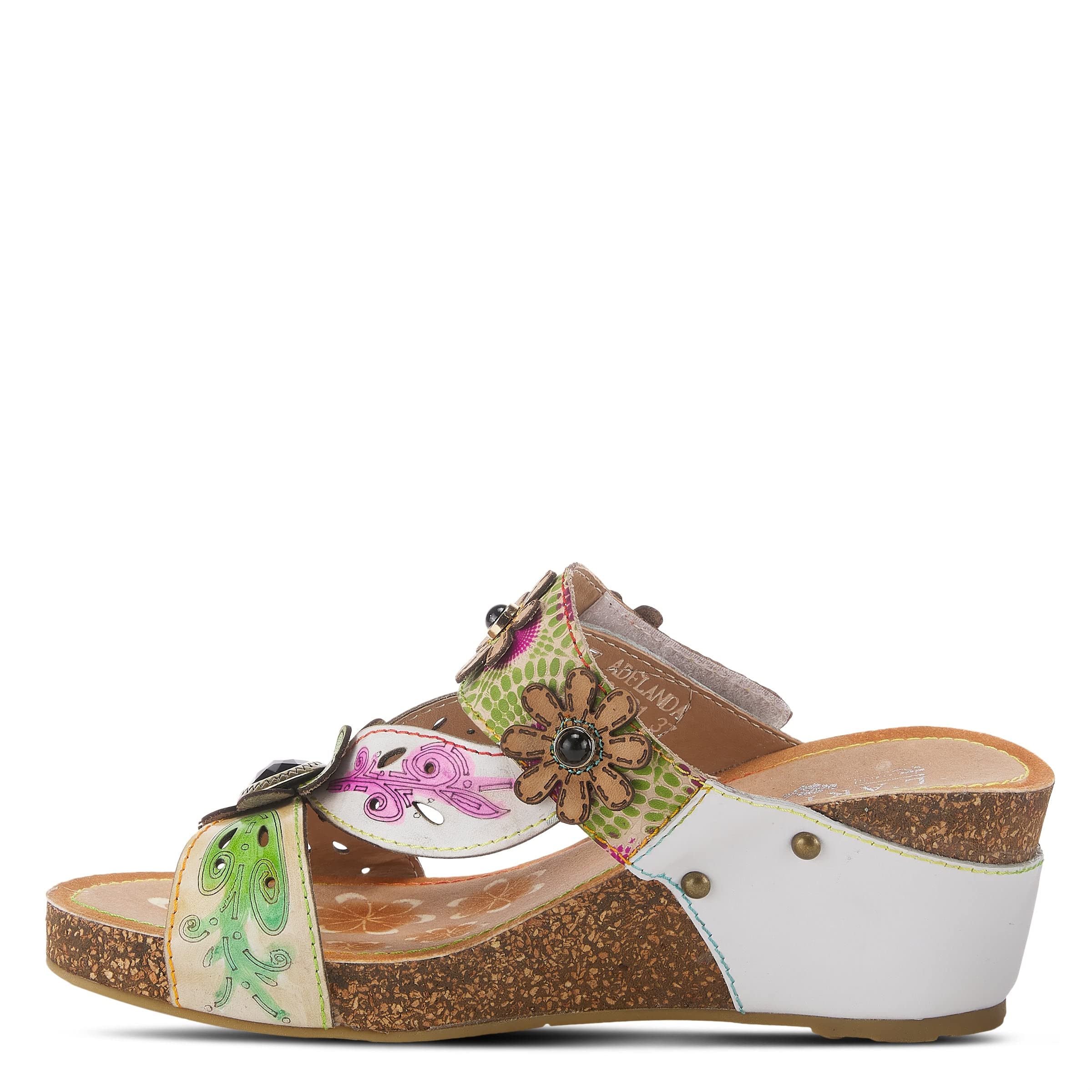 Spring Step L'Artiste Women's Adelanda Comfort Slide Sandals - Lightweight Casual Summer Shoes for Beach, Pool, and Outdoor Wear