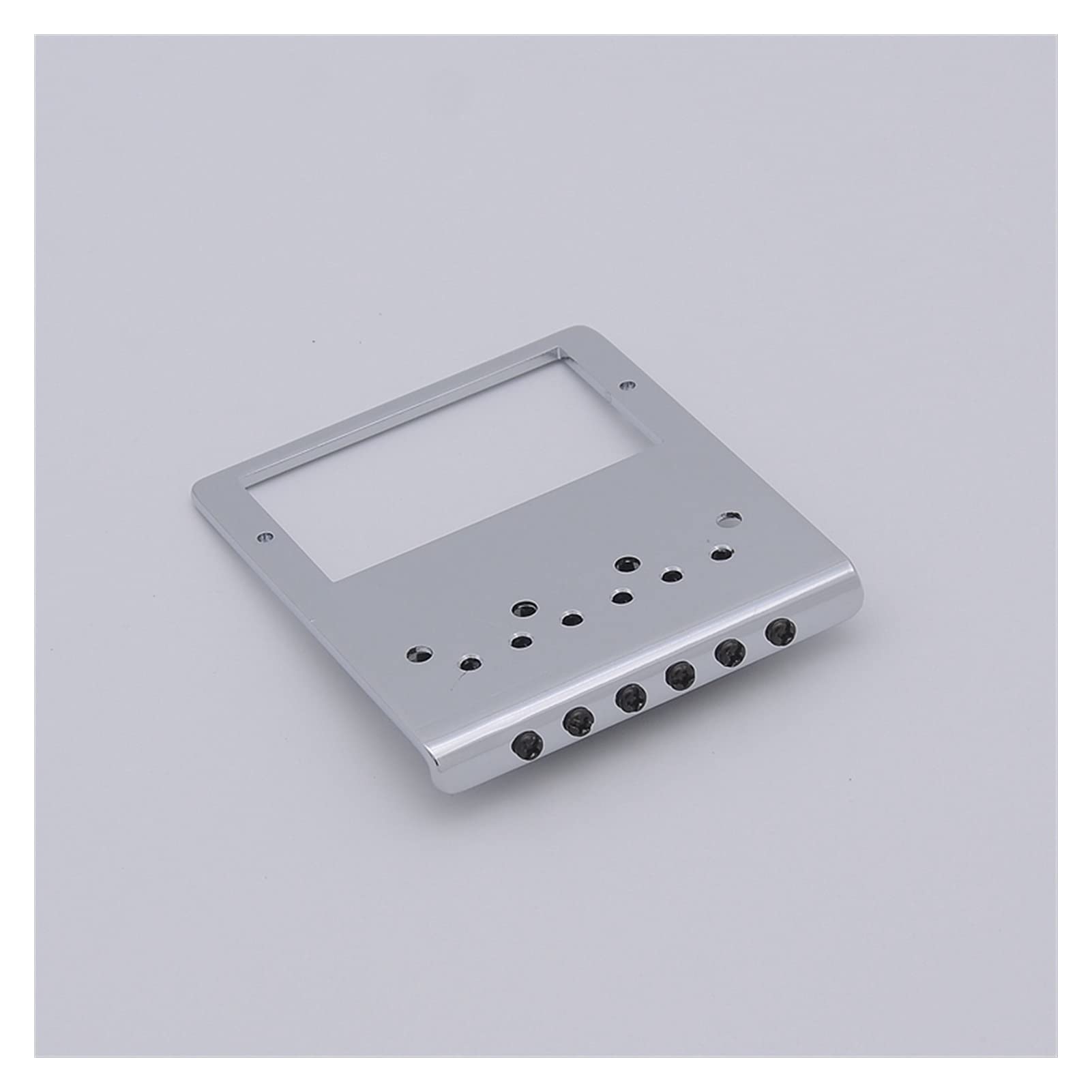 Electric Guitar Bridge Set - Humbucker Pickups, Stainless Steel Saddle & Brass Plate for TL Guitar | Fixed Bridge Replacement | Perfect for Rock, Blues & Metal Performances (Black)