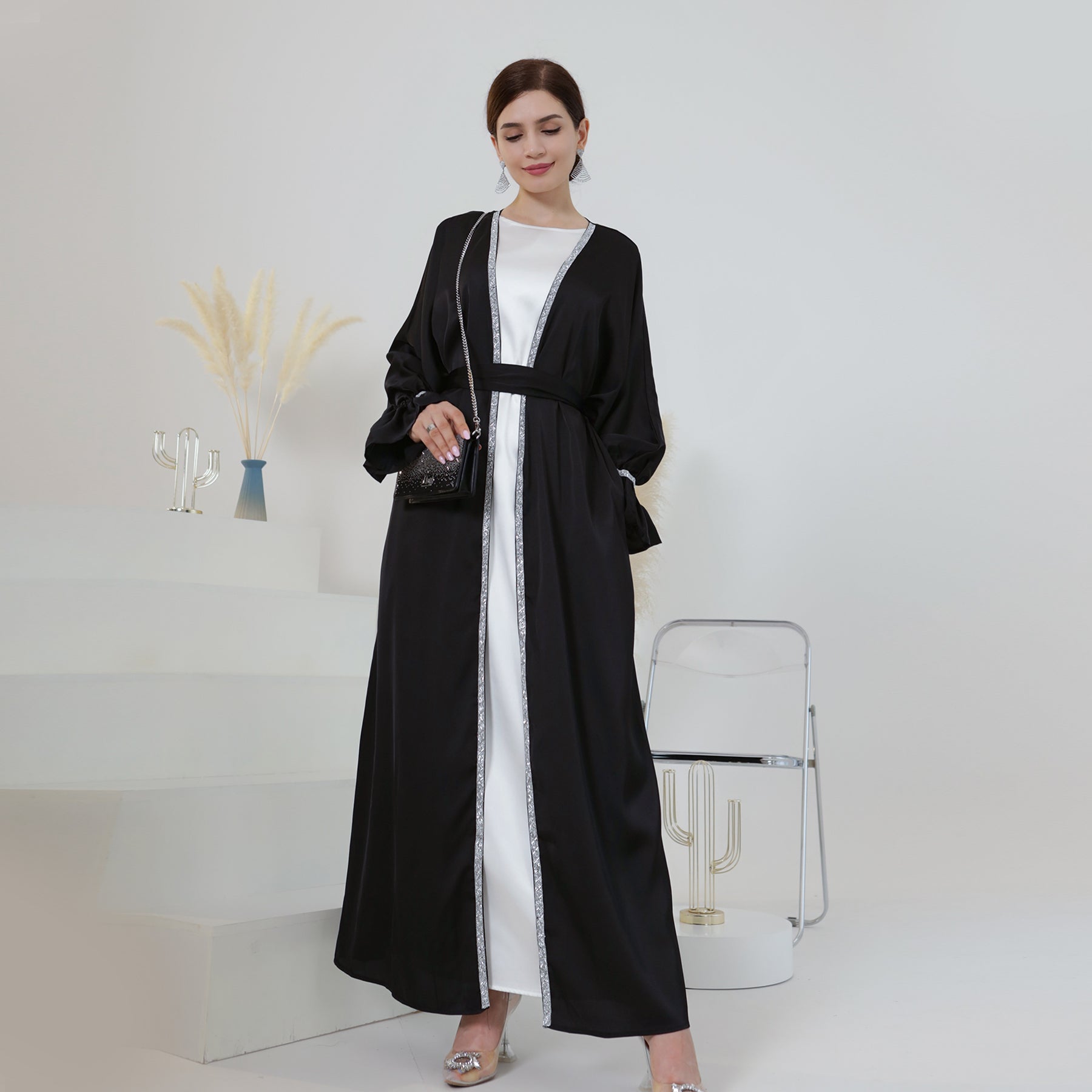 Aria 3-Piece Set in Black - Stylish and Comfortable Outfit for Women | Perfect for Office Wear, Casual Outings, and Special Occasions