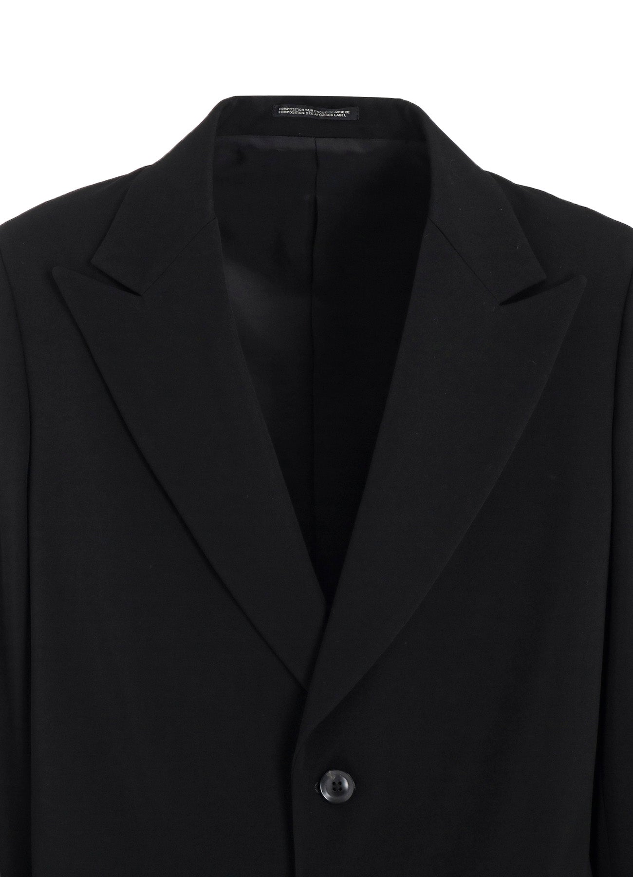 Luxury Cashmere Peaked Lapel Jacket for Men - Elegant Winter Blazer for Business & Formal Occasions