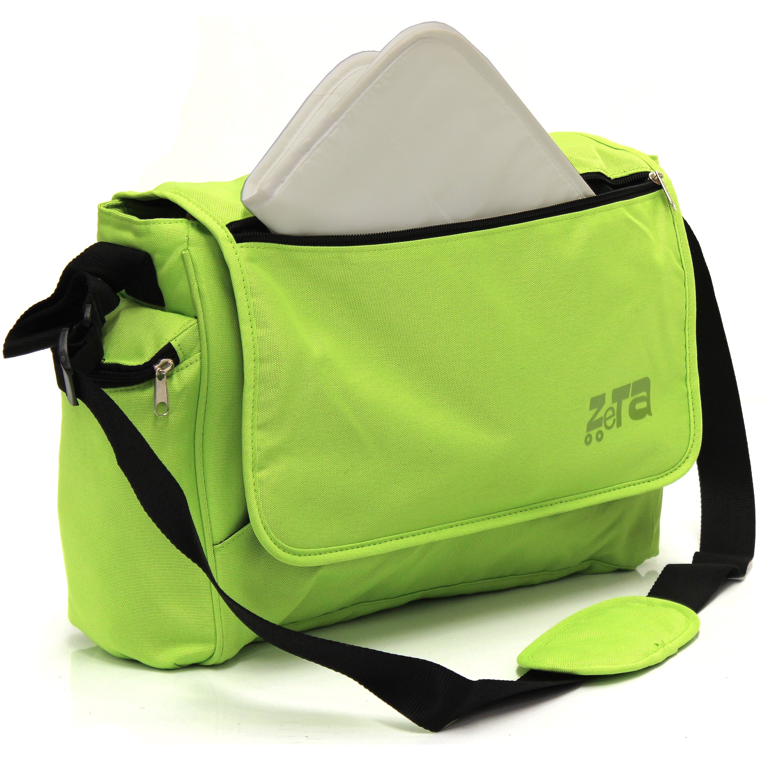 Premium Zeta Luxury Baby Changing Bag - Large Size, Vibrant Lime Green - Perfect for Diaper Changes On-The-Go, Travel & Parenting Essentials Storage