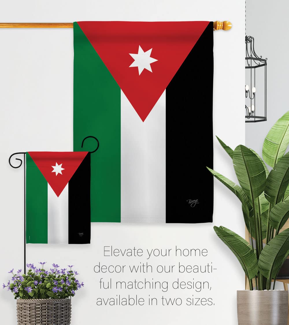 Jordan Nationality House Flag Set - 28