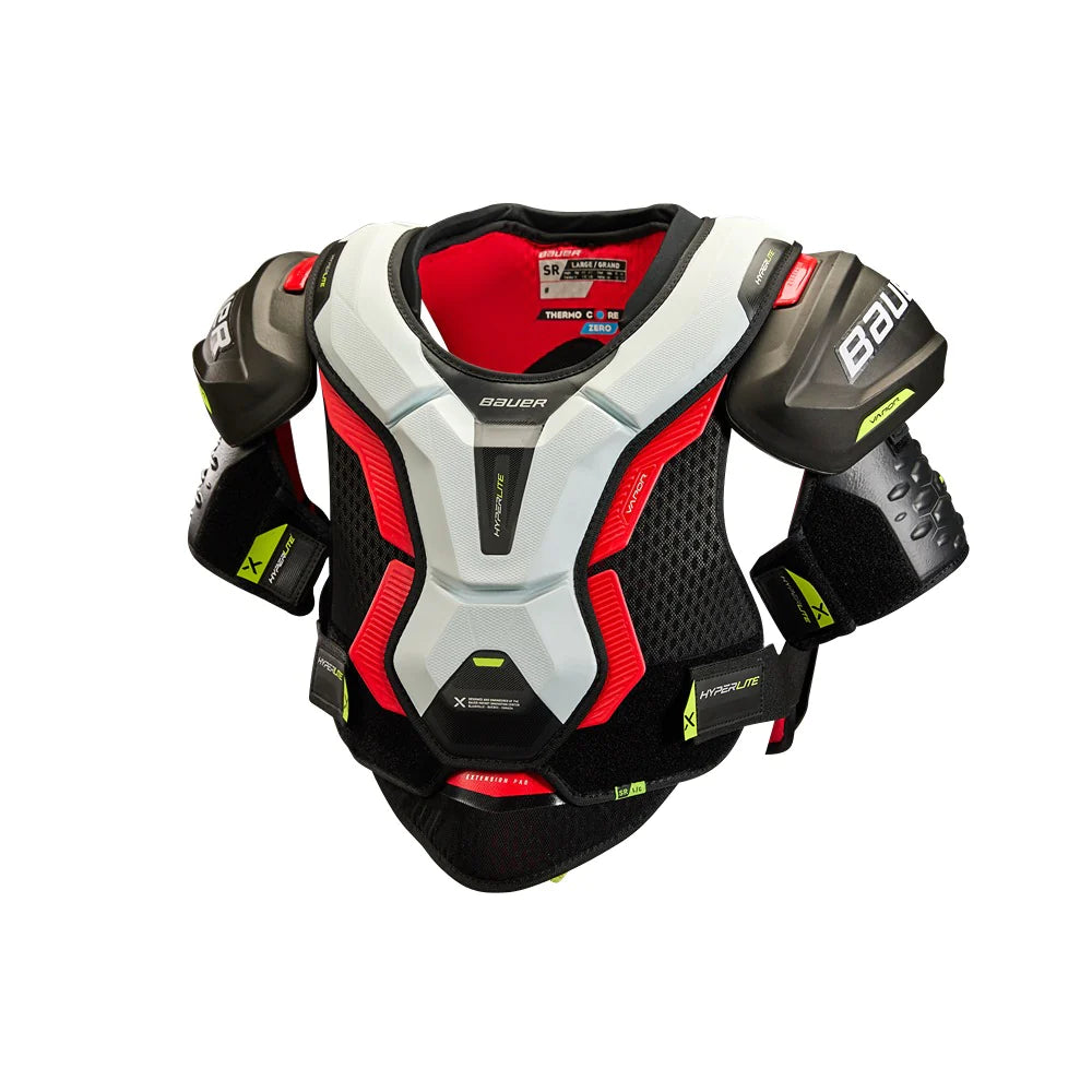 Bauer Vapor Hyperlite Shoulder Pad - Intermediate Hockey Protective Gear for Youth & Adult Players - Lightweight & Breathable for Enhanced Performance on Ice